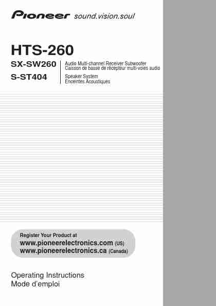 Pioneer Stereo System HTS-260-page_pdf